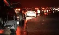 ویدئویی از مسافران شمال که در ترافیک گیر افتادند