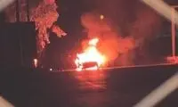 پهپاد اسرائیلی یک خودرو با 4 سرنشین را منفجر کرد