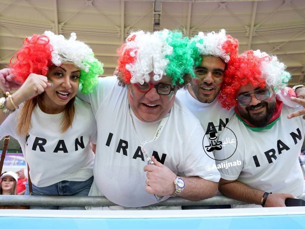 تصاویری از مسترتیستر معروف در بازی ایران-ولز