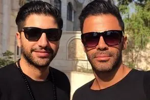 حضور سیروان و زانیار خسروی در تجمع‌ دیشب تجریش