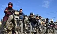 زنان کشور همسایه ایران هم موتورسوار شدند