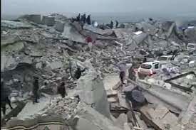تصاویر هوایی از مناطق زلزله‌زده در سوریه