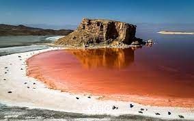 عکسی که فاجعه دریاچه ارومیه را نشان می‌دهد