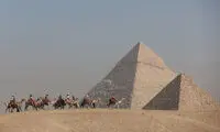 عکس یک دالان‌ اسرارآمیز کشف‌شده در هرم بزرگ مصر