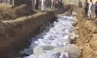 تصویری دردناک از گورهای دسته جمعی در غزه