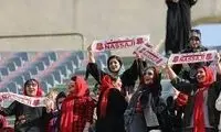 خوشحالی جالب بانوان در ورزشگاه بعد گل نیمار