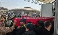 ورود پیکر شهدای حمله آمریکایی-سعودی به کشور