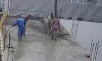 فاجعه در بتن‌ریزی یک ساختمان