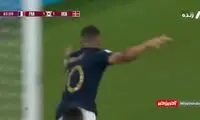 دبل امباپه،گل دوم فرانسه به دانمارک