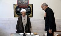 تصاویری از دیدار پزشکیان با آیت‌الله مکارم شیرازی