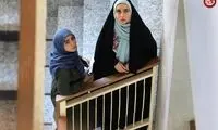 «مرضیه توفیقی‌مقدم» در اتاق گریم سریال بچه مهندس 4