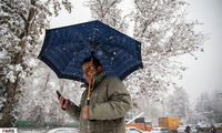 تصاویر باورنکردنی از آبان‌ماه پر از برف تهران