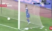 گل به خودی بازیکن نساجی مقابل استقلال