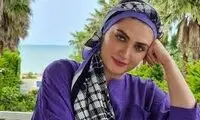 تصاویر جدید خانم بازیگر «زخم کاری» با یک ژست عصبانی