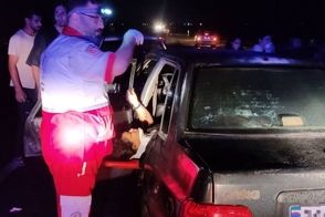 برخورد دو خودروی پراید ۱۰ مصدوم برجای گذاشت