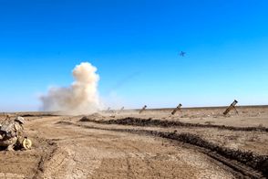 تصاویری از مانور پهپادی یگان‌های سجیل سپاه