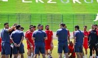 شماره عجیب دروازه‌بان پرسپولیس در تمرینات!