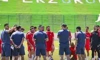 شماره عجیب دروازه‌بان پرسپولیس در تمرینات!