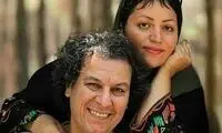 تصویری سوزناک از همسر آرش میراحمدی در مراسم تشییع