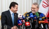 قاب معنادار لاریجانی با مقام عراقی جلب‌توجه کرد