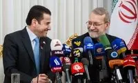 قاب معنادار لاریجانی با مقام عراقی جلب‌توجه کرد