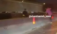 لحظه سرقت موبایل در ترافیک بزرگراه امام علی