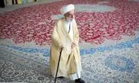 حضور جنتی 98 ساله در راهپیمایی امروز تهران 