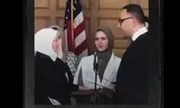 تصاویر اولین قاضی محجبه در آمریکا