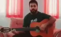 ویدئویی از گیتارنوازی شهید حمله اسرائیل به ایران