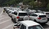 ترافیک پرحجم در جاده‌های منتهی به تهران