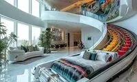 طراحی جالب یک عمارت به سبک ترن هوایی 