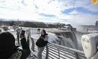 آبشار نیاگارا یخ زد