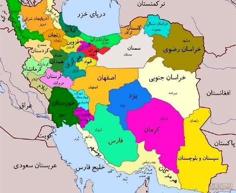 تصویری تامل‌برانگیز  از نقشه ایران در عصر صفوی