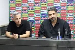 نشست خبری پیروز قربانی با آهنگ معین به هم ریخت!