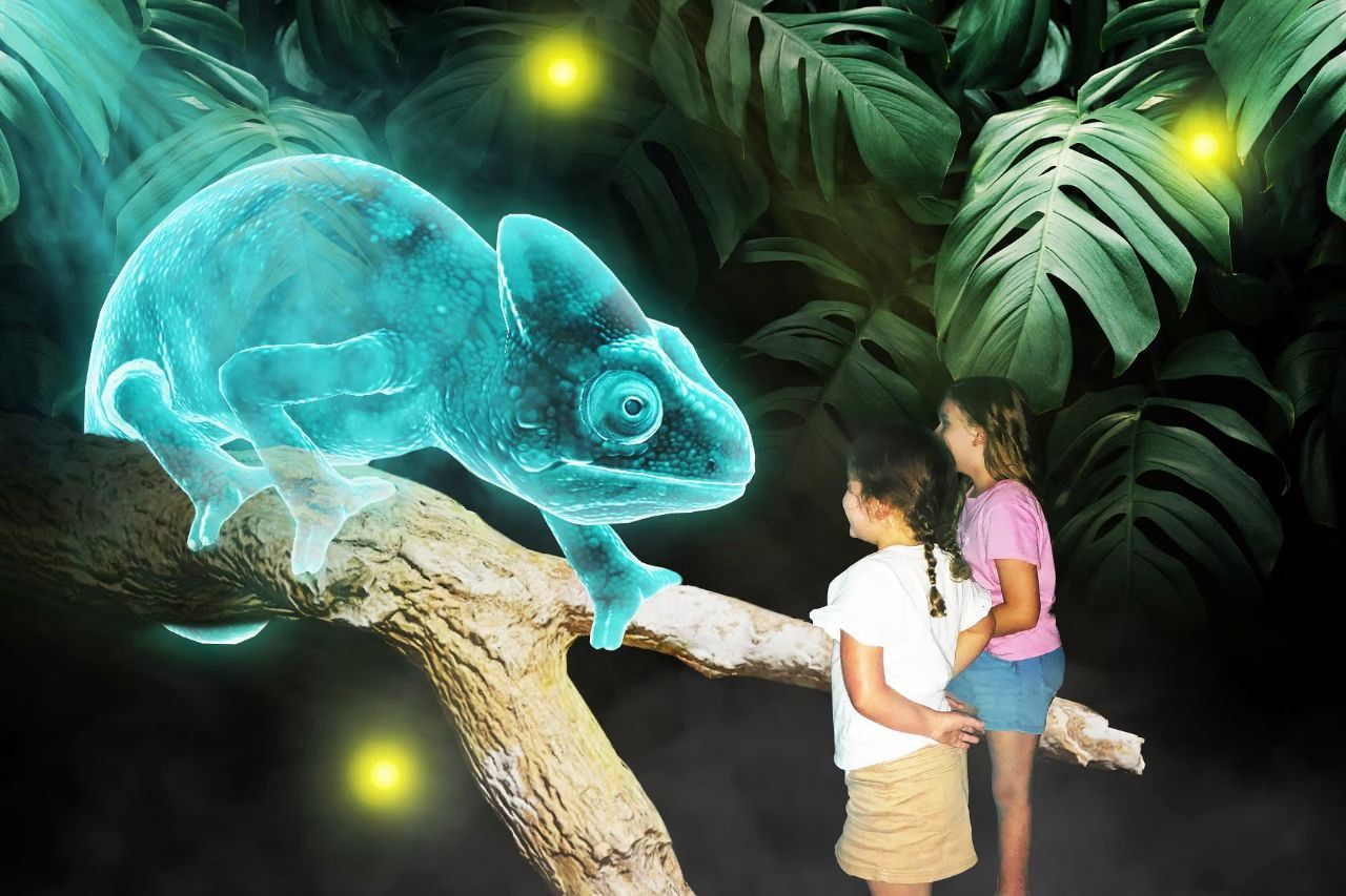 احداث اولین باغ وحش هولوگرامی جهان 