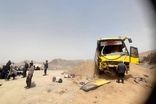واژگونی اتوبوس مشهد به شیراز در تفت