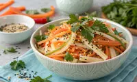 طرز تهیه سالاد شلغم و هویچ، سالم و رژیمی