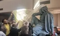 سوتی عجیب در ساخت مجسمه وحشی بافقی در یزد