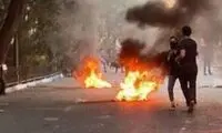 عمو زنجیرباف در وسط اعتراضات تهران