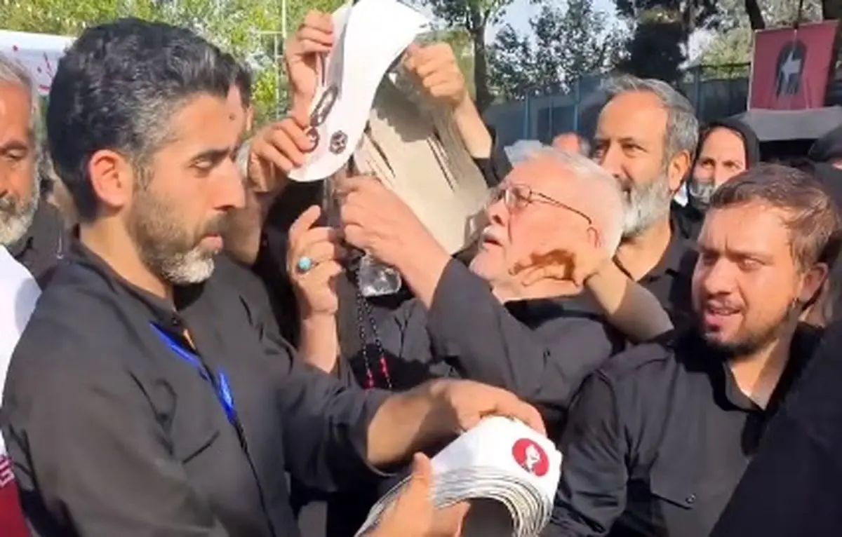 پخش کلاه لبه‌دار در مسیر مصلی تهران