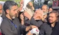 پخش تخم‌مرغ آب‌پز در مسیر مصلی تهران