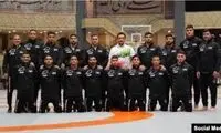 عزاداری و سینه زنی دسته‌جمعی اعضای تیم ملی