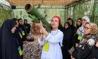 تمرین یک زن با RPG در برنامه آموزشی جان فدا