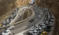 تصاویر توجه‌برانگیز از حجم ترافیک جاده چالوس 