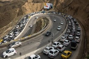 تصاویر توجه‌برانگیز از حجم ترافیک جاده چالوس 