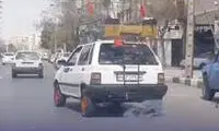 جولان پراید آفرود در خیابان‌های تهران!