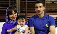 پست عاشقانه حسین ماهینی برای همسرش در کنار دریا