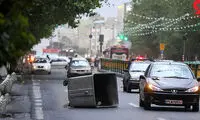 باد شدید در جنوب و غرب تهران