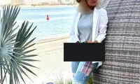 تصویری از لباس منشوری مهناز افشار