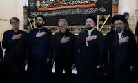 گریه‌های پزشکیان و سید حسن خمینی در شب عاشورا